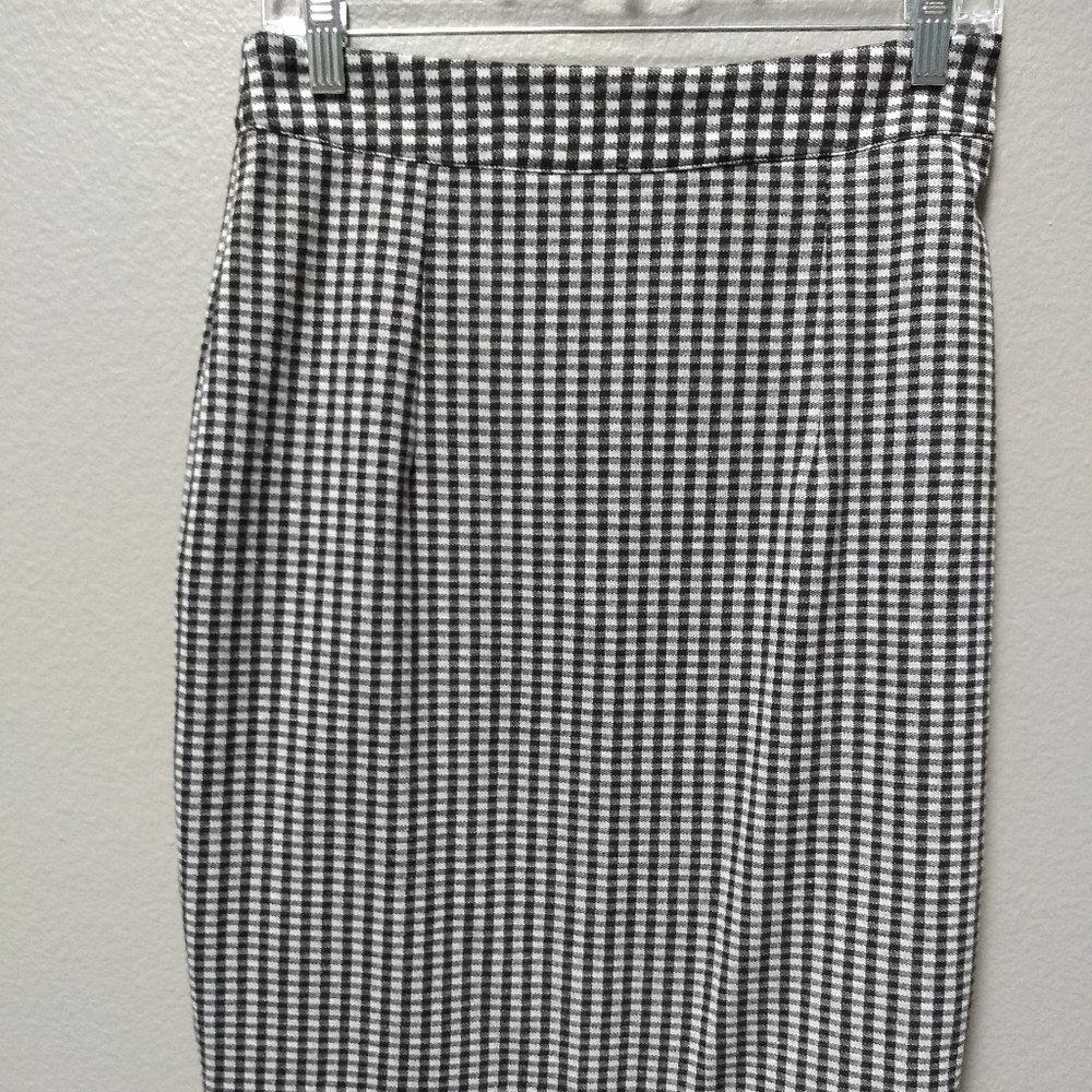 Voodoo Vixen Checkered Pencil Skirt